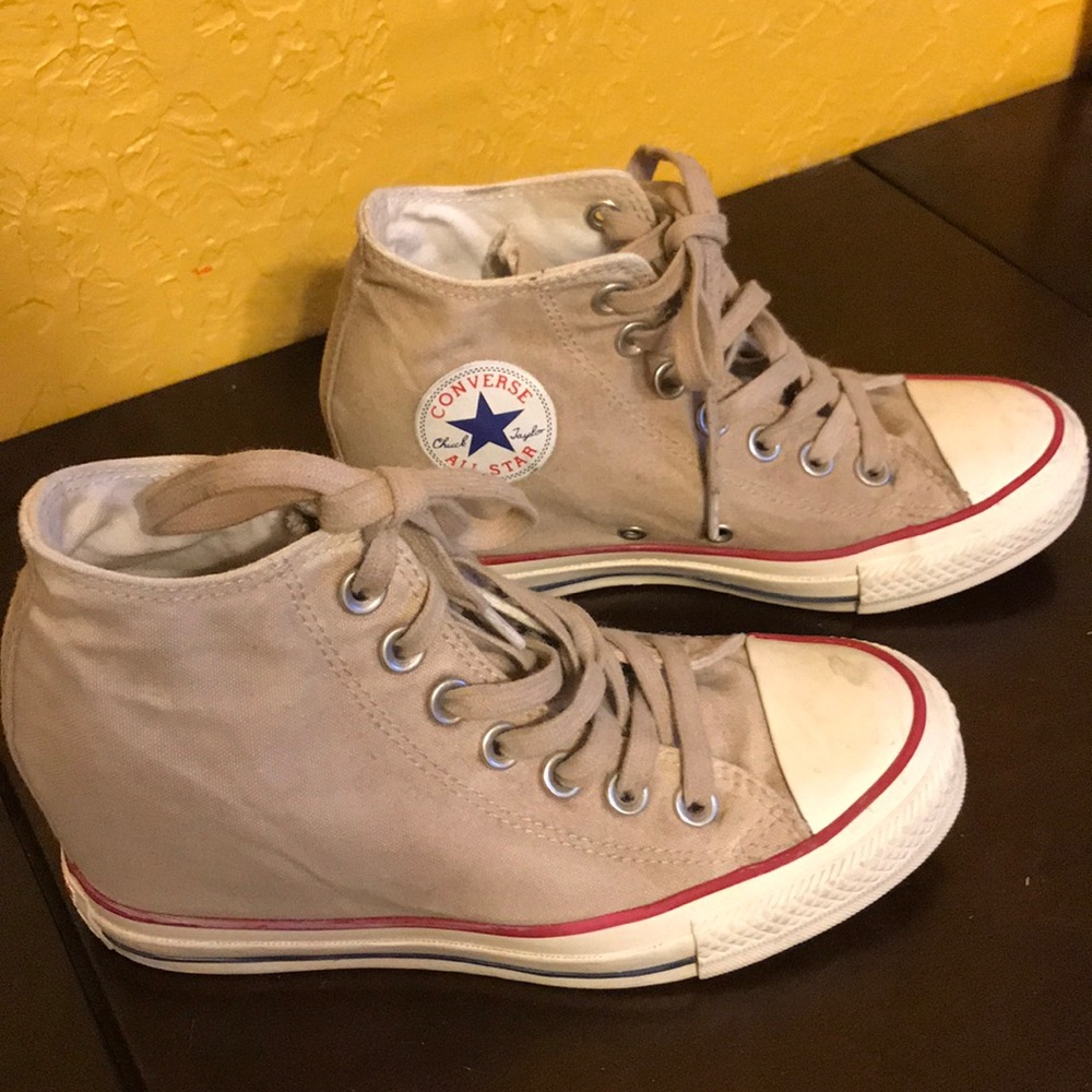 Wore twice converse wedges.